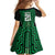 Custom Basketball New Zealand Family Matching Summer Maxi Dress and Hawaiian Shirt Green Maori Ta Moko Indigenous - Polynesian Pride