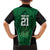 Custom Basketball New Zealand Hawaiian Shirt Green Maori Ta Moko Indigenous - Polynesian Pride