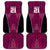 Custom Basketball New Zealand Car Mats Pink Maori Ta Moko Indigenous - Polynesian Pride
