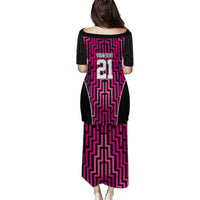 Custom Basketball New Zealand Puletasi Pink Maori Ta Moko Indigenous - Polynesian Pride