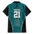 Custom Basketball New Zealand Hawaiian Shirt Teal Maori Ta Moko Indigenous - Polynesian Pride