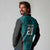 Custom Basketball New Zealand Long Sleeve Polo Shirt Teal Maori Ta Moko Indigenous - Polynesian Pride
