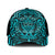 Basketball New Zealand Mesh Trucker Cap Teal Maori Ta Moko Indigenous - Polynesian Pride