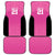 New Zealand Custom Car Mats Fire Basketball Maori Tribal Pink - Polynesian Pride