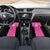 New Zealand Custom Car Mats Fire Basketball Maori Tribal Pink - Polynesian Pride