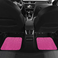 New Zealand Custom Car Mats Fire Basketball Maori Tribal Pink - Polynesian Pride