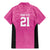 New Zealand Custom Family Matching Mermaid Dress and Hawaiian Shirt Fire Basketball Maori Tribal Pink - Polynesian Pride