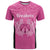 New Zealand Custom T Shirt Fire Basketball Maori Tribal Pink - Polynesian Pride