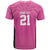 New Zealand Custom T Shirt Fire Basketball Maori Tribal Pink - Polynesian Pride