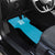 New Zealand Custom Car Mats Fire Basketball Maori Tribal Sky Blue - Polynesian Pride