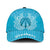 New Zealand Classic Cap Fire Basketball Maori Tribal Sky Blue - Polynesian Pride