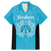 New Zealand Custom Family Matching Mermaid Dress and Hawaiian Shirt Fire Basketball Maori Tribal Sky Blue - Polynesian Pride