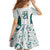 Custom New Zealand Aotearoa Family Matching Summer Maxi Dress and Hawaiian Shirt Green Maori Paua Shell Indigenous - Polynesian Pride