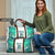 Custom New Zealand Aotearoa Travel Bag Green Maori Paua Shell Indigenous - Polynesian Pride