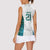 Custom New Zealand Aotearoa Women Sleeveless Polo Shirt Green Maori Paua Shell Indigenous - Polynesian Pride