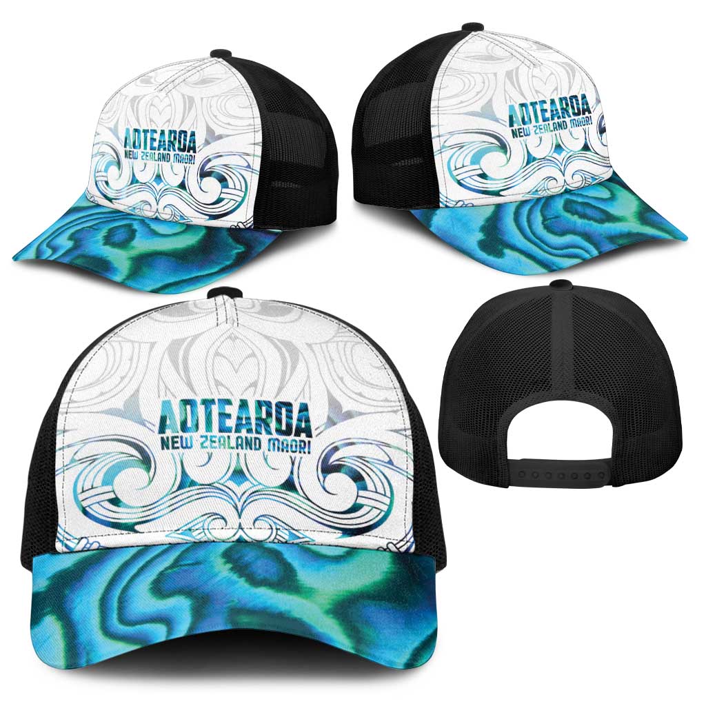 New Zealand Aotearoa Baseball Net Cap Maori Papua Shell Indigenous - Polynesian Pride