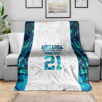 Custom New Zealand Aotearoa Blanket Maori Paua Shell Indigenous LT9 - Polynesian Pride