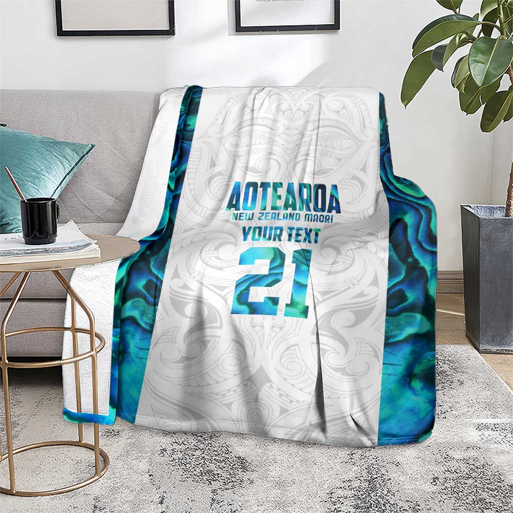 Custom New Zealand Aotearoa Blanket Maori Paua Shell Indigenous LT9 - Polynesian Pride