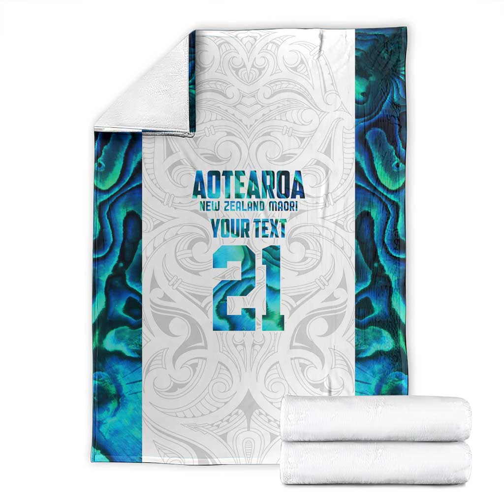 Custom New Zealand Aotearoa Blanket Maori Paua Shell Indigenous LT9 - Polynesian Pride