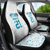 Custom New Zealand Aotearoa Car Seat Cover Maori Paua Shell Indigenous LT9 - Polynesian Pride