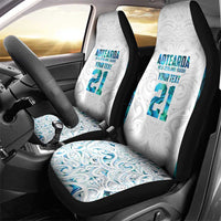 Custom New Zealand Aotearoa Car Seat Cover Maori Paua Shell Indigenous LT9 - Polynesian Pride