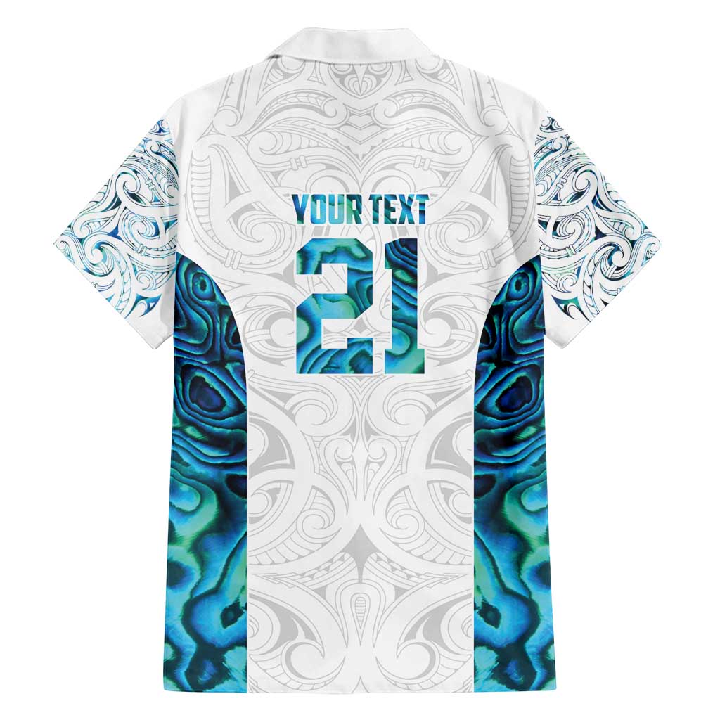 Custom New Zealand Aotearoa Family Matching Long Sleeve Bodycon Dress and Hawaiian Shirt Maori Paua Shell Indigenous LT9 - Polynesian Pride