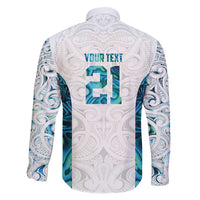 Custom New Zealand Aotearoa Family Matching Off Shoulder Short Dress and Hawaiian Shirt Maori Paua Shell Indigenous - Polynesian Pride