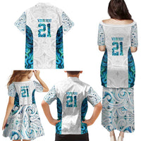 Custom New Zealand Aotearoa Family Matching Puletasi and Hawaiian Shirt Maori Paua Shell Indigenous - Polynesian Pride