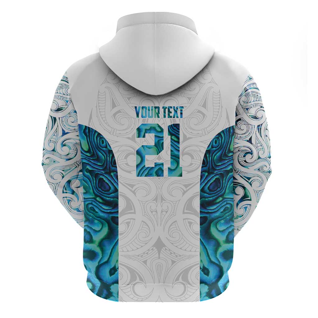 Custom New Zealand Aotearoa Hoodie Maori Paua Shell Indigenous - Polynesian Pride