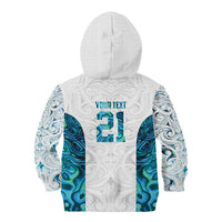 Custom New Zealand Aotearoa Kid Hoodie Maori Paua Shell Indigenous LT9 - Polynesian Pride
