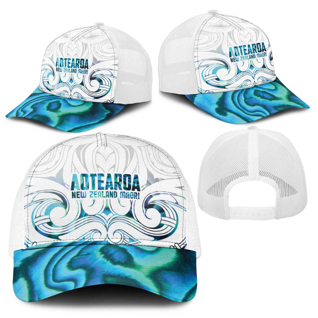 New Zealand Aotearoa Mesh Trucker Cap Maori Papua Shell Indigenous - Polynesian Pride