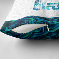 Custom New Zealand Aotearoa Pillow Cover Maori Paua Shell Indigenous LT9 - Polynesian Pride