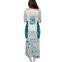 Custom New Zealand Aotearoa Puletasi Maori Paua Shell Indigenous - Polynesian Pride