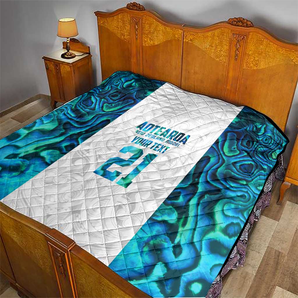 Custom New Zealand Aotearoa Quilt Maori Paua Shell Indigenous LT9 - Polynesian Pride