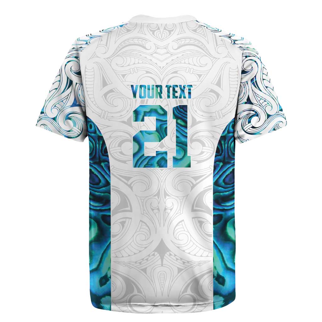 Custom New Zealand Aotearoa Rugby Jersey Maori Paua Shell Indigenous - Polynesian Pride