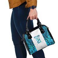 Custom New Zealand Aotearoa Shoulder Handbag Maori Paua Shell Indigenous LT9 - Polynesian Pride