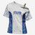 Custom New Zealand Aotearoa Cross Shoulder Shirt Purple Maori Paua Shell Indigenous - Polynesian Pride