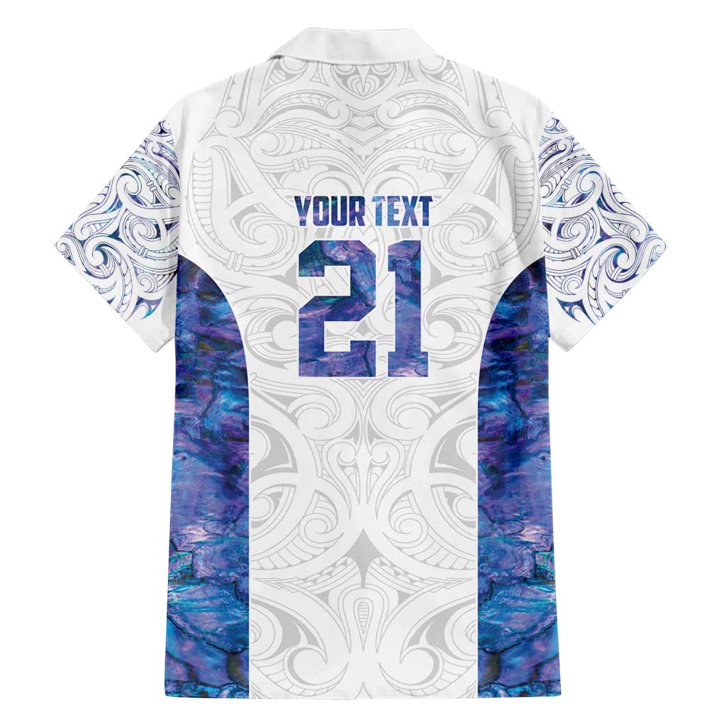 Custom New Zealand Aotearoa Family Matching Summer Maxi Dress and Hawaiian Shirt Purple Maori Paua Shell Indigenous LT9 - Polynesian Pride
