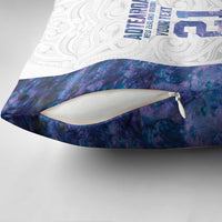 Custom New Zealand Aotearoa Pillow Cover Purple Maori Paua Shell Indigenous LT9 - Polynesian Pride