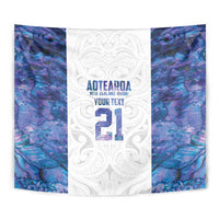 Custom New Zealand Aotearoa Tapestry Purple Maori Paua Shell Indigenous - Polynesian Pride