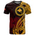 Papua New Guinea Island T Shirt Bird of Paradise with Gold Polynesian Tribal LT9 Gold - Polynesian Pride