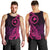 Papua New Guinea Island Men Tank Top Bird of Paradise with Pink Polynesian Tribal LT9 - Polynesian Pride