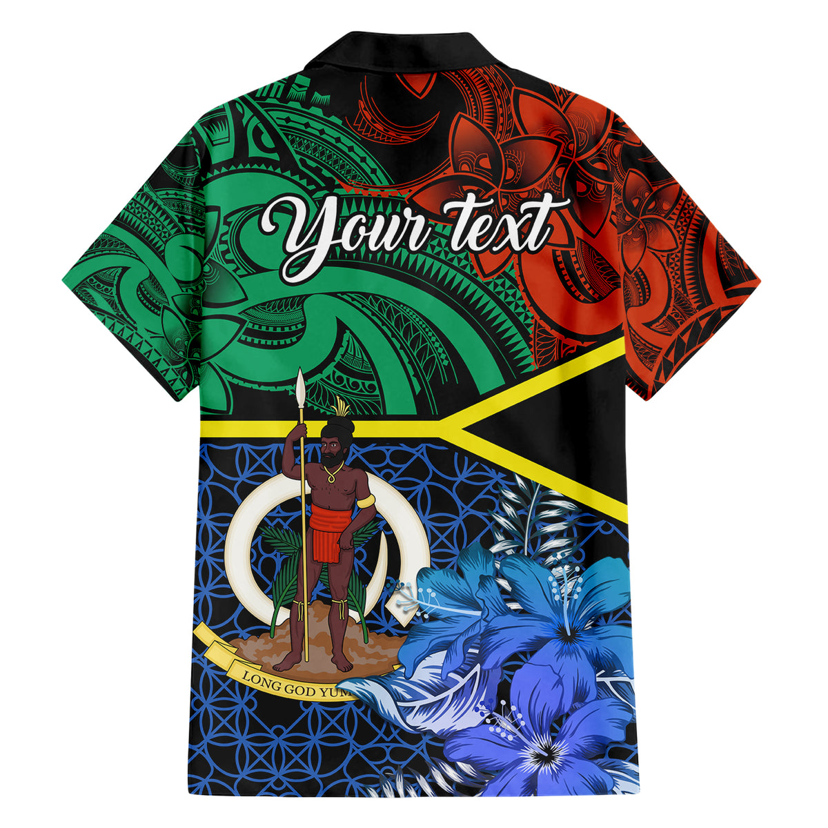 personalised-tafea-day-family-matching-short-sleeve-bodycon-dress-and-hawaiian-shirt-vanuatu-sand-drawing-with-polynesian-pattern