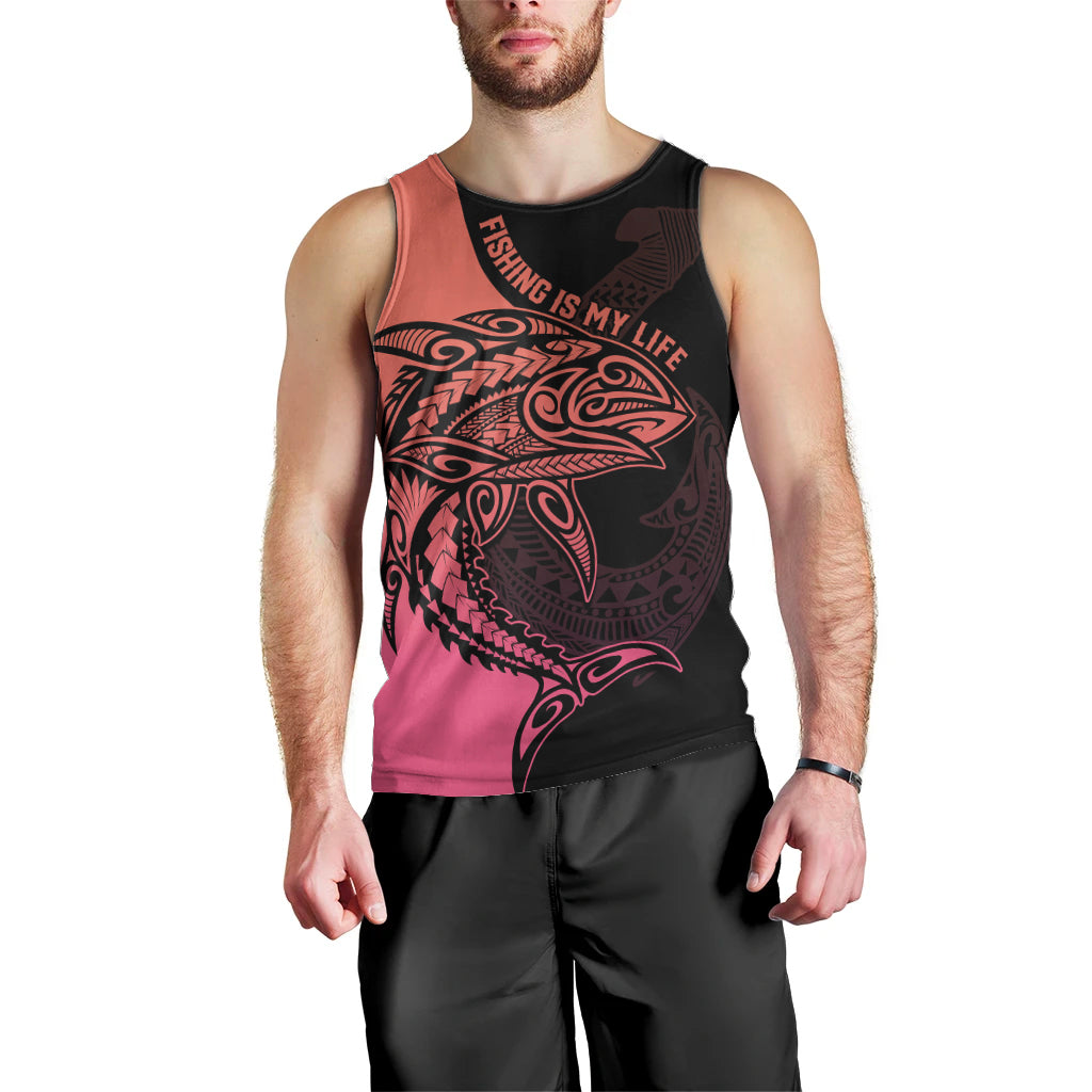 personalised-polynesia-fishing-men-tank-top-with-maori-hei-matau-fish-hook-pink-art