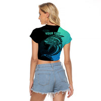 personalised-polynesia-fishing-raglan-cropped-t-shirt-with-maori-hei-matau-fish-hook-turquoise-art