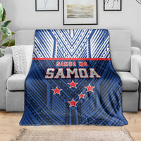 Rugby Toa Samoa Blanket Samoa mo Samoa Island Warrior Pride - Polynesian Pride