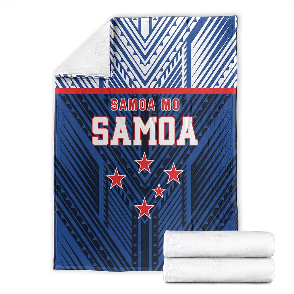 Rugby Toa Samoa Blanket Samoa mo Samoa Island Warrior Pride - Polynesian Pride
