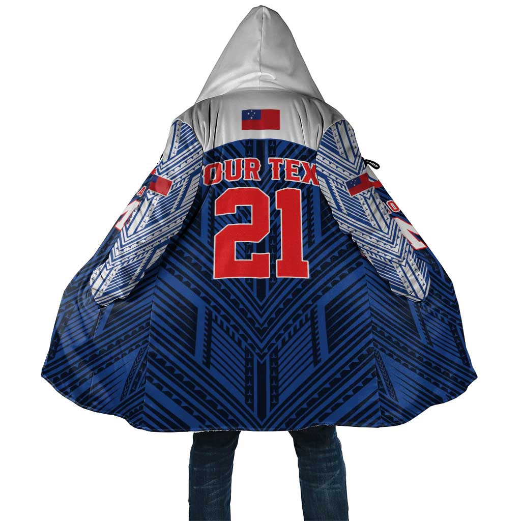 Custom Rugby Toa Samoa Cloak Samoa mo Samoa Island Warrior Pride - Polynesian Pride