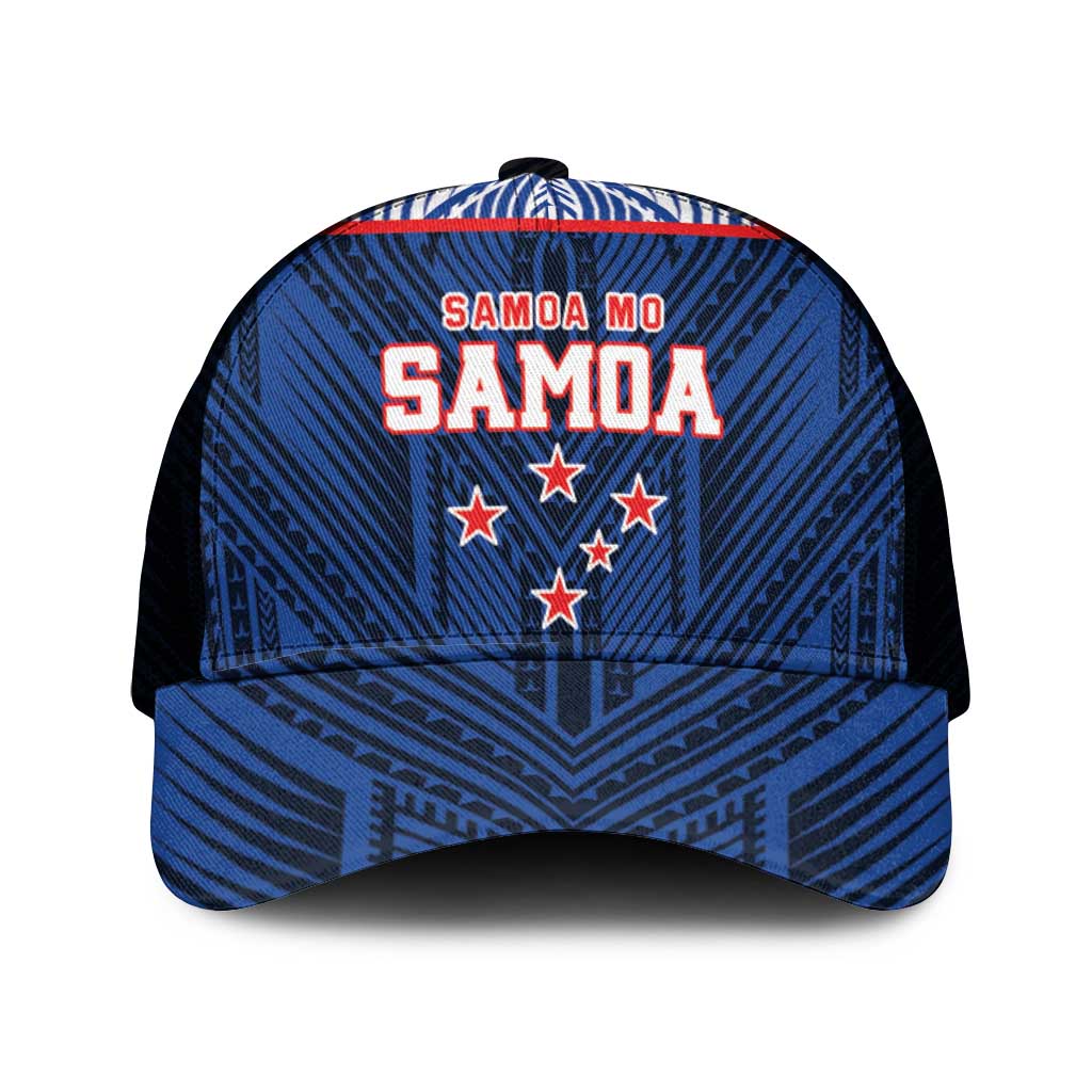 Toa Samoa Rugby Mesh Trucker Cap Samoa mo Samoa Island Warrior Pride - Polynesian Pride