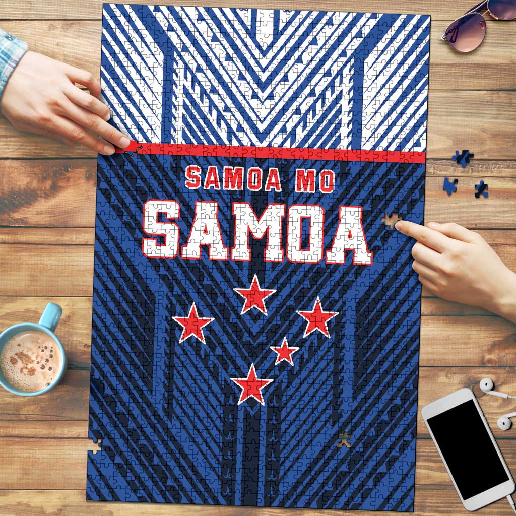 Rugby Toa Samoa Puzzle Samoa mo Samoa Island Warrior Pride - Polynesian Pride